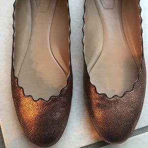 💯 Authentic Chloe Lauren Scalloped Flats